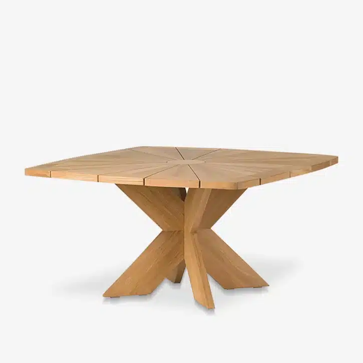 X Collection 64" Square Petal Dining Table